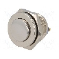 Intrerupator anti-vandalism, OFF-(ON), Ø16mm, ONPOW, GQ16PH-10/J/N