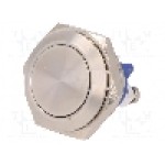 Intrerupator anti-vandalism, OFF-(ON), Ø18.2mm, SCHURTER, 1301.9560