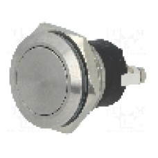 Intrerupator anti-vandalism, OFF-(ON), Ø19mm, BULGIN, MP0037