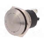 Intrerupator anti-vandalism, OFF-(ON), Ø19mm, BULGIN, MP0037/3 Intrerupator anti-vandalism, OFF-(ON), Ø19mm, BULGIN, MP0037/3