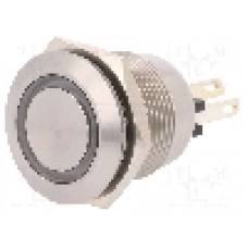 Intrerupator anti-vandalism, OFF-(ON), Ø19mm, BULGIN, MPI002/28/D1 Intrerupator anti-vandalism, OFF-(ON), Ø19mm, BULGIN, MPI002/28/D1