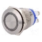 Intrerupator anti-vandalism, OFF-(ON), Ø19mm, BULGIN, MPI002/TE/BL/24