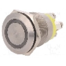 Intrerupator anti-vandalism, OFF-(ON), Ø19mm, BULGIN, MPI002/TERM/AM Intrerupator anti-vandalism, OFF-(ON), Ø19mm, BULGIN, MPI002/TERM/AM