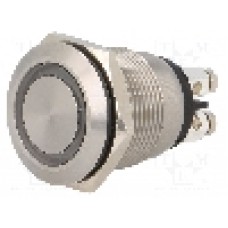 Intrerupator anti-vandalism, OFF-(ON), Ø19mm, BULGIN, MPI002/TERM/D5 Intrerupator anti-vandalism, OFF-(ON), Ø19mm, BULGIN, MPI002/TERM/D5