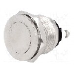 Intrerupator anti-vandalism, OFF-(ON), Ø19mm, NINIGI, PS28B-2