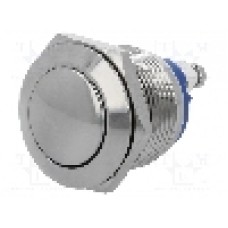 Intrerupator anti-vandalism, OFF-(ON), Ø19mm, ONPOW - GQ19B-10/N