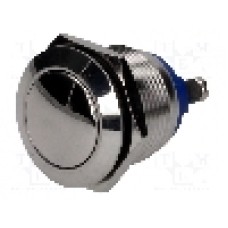 Intrerupator anti-vandalism, OFF-(ON), Ø19mm, ONPOW - GQ19B-10/S