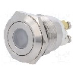 Intrerupator anti-vandalism, OFF-(ON), Ø19mm, ONPOW - GQ19F-10D/Y/12V/S Intrerupator anti-vandalism, OFF-(ON), Ø19mm, ONPOW - GQ19F-10D/Y/12V/S