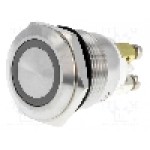 Intrerupator anti-vandalism, OFF-(ON), Ø19mm, ONPOW - GQ19F-10E/GB/24/S (DUAL LED, 24V) Intrerupator anti-vandalism, OFF-(ON), Ø19mm, ONPOW - GQ19F-10E/GB/24/S (DUAL LED, 24V)