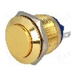 Intrerupator anti-vandalism, OFF-(ON), Ø19mm, ONPOW - GQ19H-10/J/G