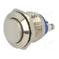 Intrerupator anti-vandalism, OFF-(ON), Ø19mm, ONPOW - GQ19H-10/N