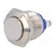 Intrerupator anti-vandalism, OFF-(ON), Ø19mm, ONPOW - GQ19H-10/S