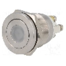 Intrerupator anti-vandalism, OFF-(ON), Ø19mm, ONPOW - GQ19PF-10D/B/12V/S Intrerupator anti-vandalism, OFF-(ON), Ø19mm, ONPOW - GQ19PF-10D/B/12V/S