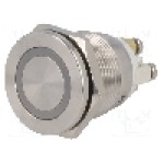 Intrerupator anti-vandalism, OFF-(ON), Ø19mm, ONPOW - GQ19PF-10E/G/24V/S Intrerupator anti-vandalism, OFF-(ON), Ø19mm, ONPOW - GQ19PF-10E/G/24V/S