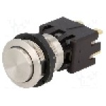 Intrerupator anti-vandalism, OFF-ON, Ø19mm, SCHURTER, 1241.6821.1120000