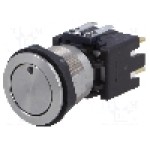 Intrerupator anti-vandalism, OFF-ON, Ø19mm, SCHURTER, 1241.6823.1124000