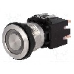 Intrerupator anti-vandalism, OFF-ON, Ø19mm, SCHURTER, 1241.6824.1121000