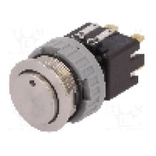 Intrerupator anti-vandalism, OFF-ON, Ø22mm, SCHURTER, 1241.6833.1124000