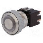 Intrerupator anti-vandalism, OFF-ON, Ø22mm, SCHURTER, 1241.6834.1122000