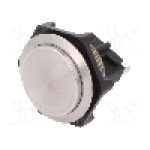 Intrerupator anti-vandalism, OFF-(ON), Ø27.7mm, BULGIN, MP0050/2