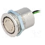 Intrerupator anti-vandalism, OFF-(ON), Ø30mm, SCHURTER, 1241.6401