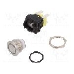 Intrerupator anti-vandalism, ON-OFF, Ø19mm, CANAL ELECTRONIC, PS5-210MH-BUD-0RAC Intrerupator anti-vandalism, ON-OFF, Ø19mm, CANAL ELECTRONIC, PS5-210MH-BUD-0RAC