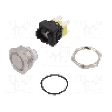 Intrerupator anti-vandalism, ON-OFF, Ø25mm, CANAL ELECTRONIC, PS5-210RH-BUD-0RAC Intrerupator anti-vandalism, ON-OFF, Ø25mm, CANAL ELECTRONIC, PS5-210RH-BUD-0RAC