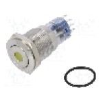 Intrerupator anti-vandalism, ON-(ON), Ø16.2mm, BULGIN, MP0045/1D1AM012S Intrerupator anti-vandalism, ON-(ON), Ø16.2mm, BULGIN, MP0045/1D1AM012S