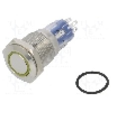 Intrerupator anti-vandalism, ON-(ON), Ø16.2mm, BULGIN, MP0045/1D2AM012S Intrerupator anti-vandalism, ON-(ON), Ø16.2mm, BULGIN, MP0045/1D2AM012S