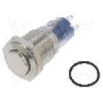 Intrerupator anti-vandalism, ON-(ON), Ø16.2mm, BULGIN, MP0045/3D0NN000S Intrerupator anti-vandalism, ON-(ON), Ø16.2mm, BULGIN, MP0045/3D0NN000S