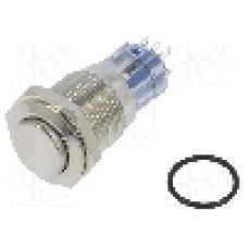 Intrerupator anti-vandalism, ON-ON, Ø16.2mm, BULGIN, MP0045/3E0NN000S Intrerupator anti-vandalism, ON-ON, Ø16.2mm, BULGIN, MP0045/3E0NN000S