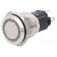 Intrerupator anti-vandalism, ON-(ON), Ø16mm, EAO, 82-4151.1134