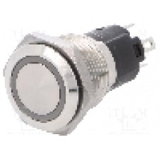 Intrerupator anti-vandalism, ON-(ON), Ø16mm, EAO, 82-4151.1143