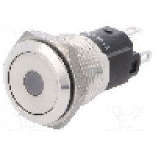 Intrerupator anti-vandalism, ON-(ON), Ø16mm, EAO, 82-4151.1214