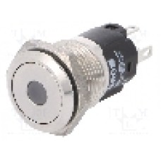 Intrerupator anti-vandalism, ON-(ON), Ø16mm, EAO, 82-4151.1234