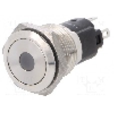 Intrerupator anti-vandalism, ON-(ON), Ø16mm, EAO, 82-4151.1243