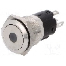 Intrerupator anti-vandalism, ON-(ON), Ø16mm, EAO, 82-4151.1244