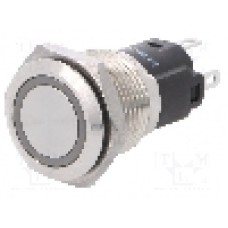 Intrerupator anti-vandalism, ON-ON, Ø16mm, EAO, 82-4151.2124