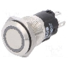 Intrerupator anti-vandalism, ON-ON, Ø16mm, EAO, 82-4151.2133