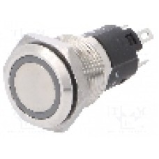 Intrerupator anti-vandalism, ON-ON, Ø16mm, EAO, 82-4151.2134