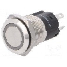 Intrerupator anti-vandalism, ON-ON, Ø16mm, EAO, 82-4151.2144