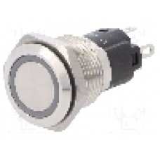 Intrerupator anti-vandalism, ON-ON, Ø16mm, EAO, 82-4151.2153