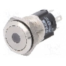 Intrerupator anti-vandalism, ON-ON, Ø16mm, EAO, 82-4151.2234