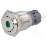 Intrerupator anti-vandalism, ON-(ON), Ø16mm, ONPOW, LAS2-GQF-11D/G24V/S-P Intrerupator anti-vandalism, ON-(ON), Ø16mm, ONPOW, LAS2-GQF-11D/G24V/S-P