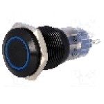 Intrerupator anti-vandalism, ON-(ON), Ø16mm, ONPOW - LAS2-GQF-11E/B/12V/A/FP Intrerupator anti-vandalism, ON-(ON), Ø16mm, ONPOW - LAS2-GQF-11E/B/12V/A/FP