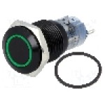 Intrerupator anti-vandalism, ON-(ON), Ø16mm, ONPOW - LAS2-GQF-11E/G/24V/A/FP Intrerupator anti-vandalism, ON-(ON), Ø16mm, ONPOW - LAS2-GQF-11E/G/24V/A/FP