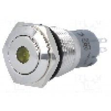 Intrerupator anti-vandalism, ON-ON, Ø16mm, ONPOW - LAS2-GQF-11ZD/Y24V/S-P Intrerupator anti-vandalism, ON-ON, Ø16mm, ONPOW - LAS2-GQF-11ZD/Y24V/S-P