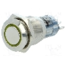 Intrerupator anti-vandalism, ON-ON, Ø16mm, ONPOW - LAS2-GQF-11ZE/Y12V/S-P Intrerupator anti-vandalism, ON-ON, Ø16mm, ONPOW - LAS2-GQF-11ZE/Y12V/S-P