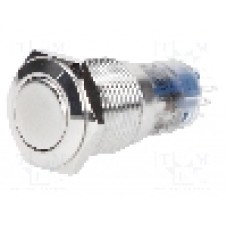 Intrerupator anti-vandalism, ON-ON, Ø16mm, ONPOW - LAS2-GQF-22Z/S-P