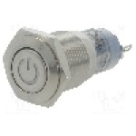 Intrerupator anti-vandalism, ON-(ON), Ø16mm, ONPOW, LAS2GQF-11DT/G/24V/S Intrerupator anti-vandalism, ON-(ON), Ø16mm, ONPOW, LAS2GQF-11DT/G/24V/S